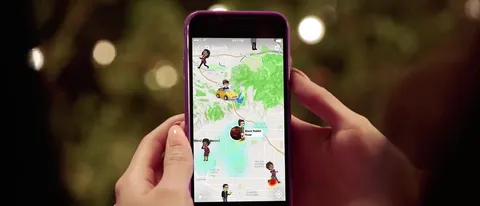 Snapchat mostra gli amici sulla mappa