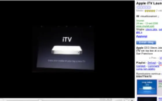 iTv integrerà Google Video?
