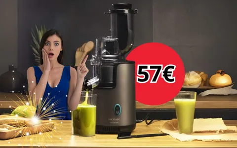 Estrattore Cecotec di frutta e verdura: bevi e mangia SANO al 30% in meno