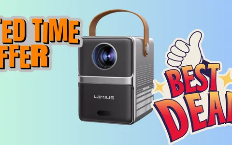 Offerta lampo: Mini Proiettore Bluetooth in doppio sconto ancora per pochissime ore