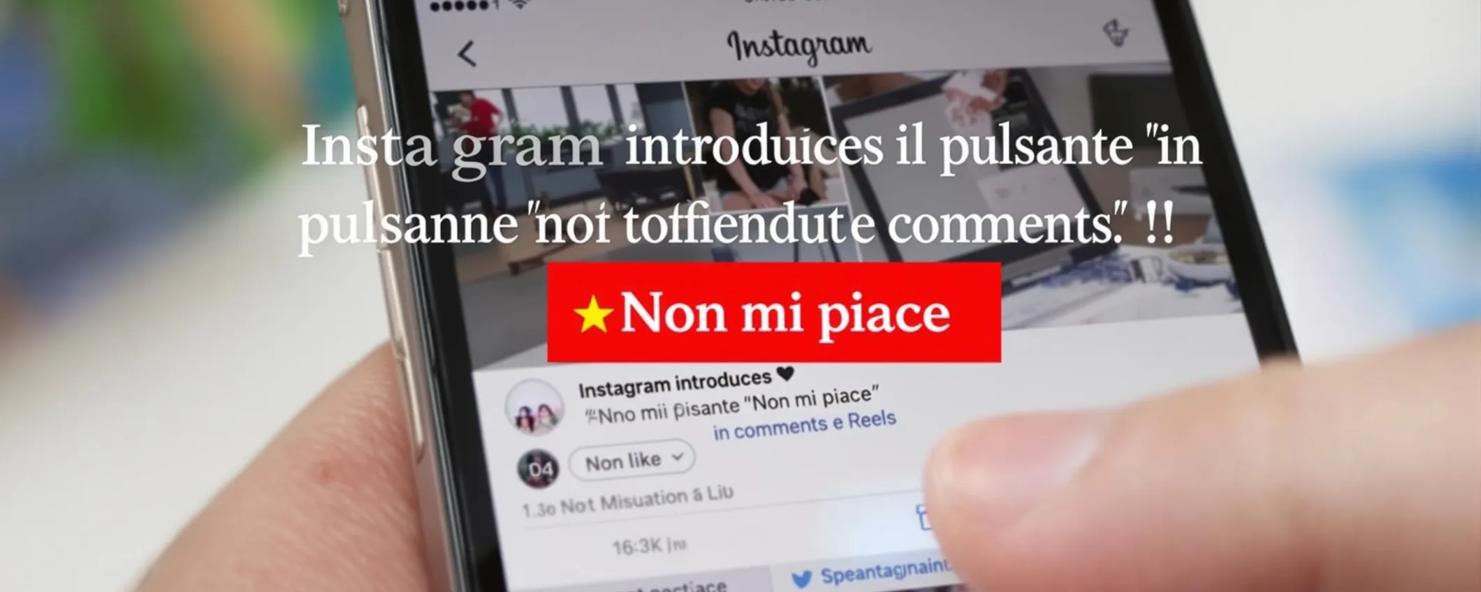 Instagram introduce il pulsante 