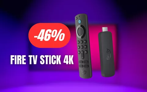 Fire TV Stick 4K: tutto lo streaming al massimo della qualità (-46%!)