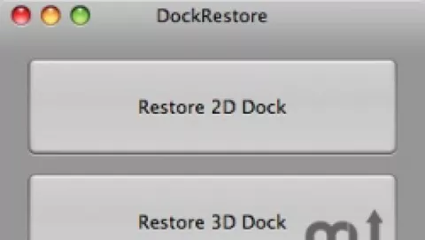 Rimuovere la trasparenza della barra Menù e il dock 3D