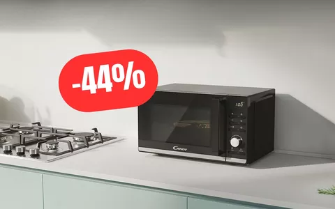 Su Amazon oggi ti porti a casa il forno a microonde Candy con soli 89€ (-44%)