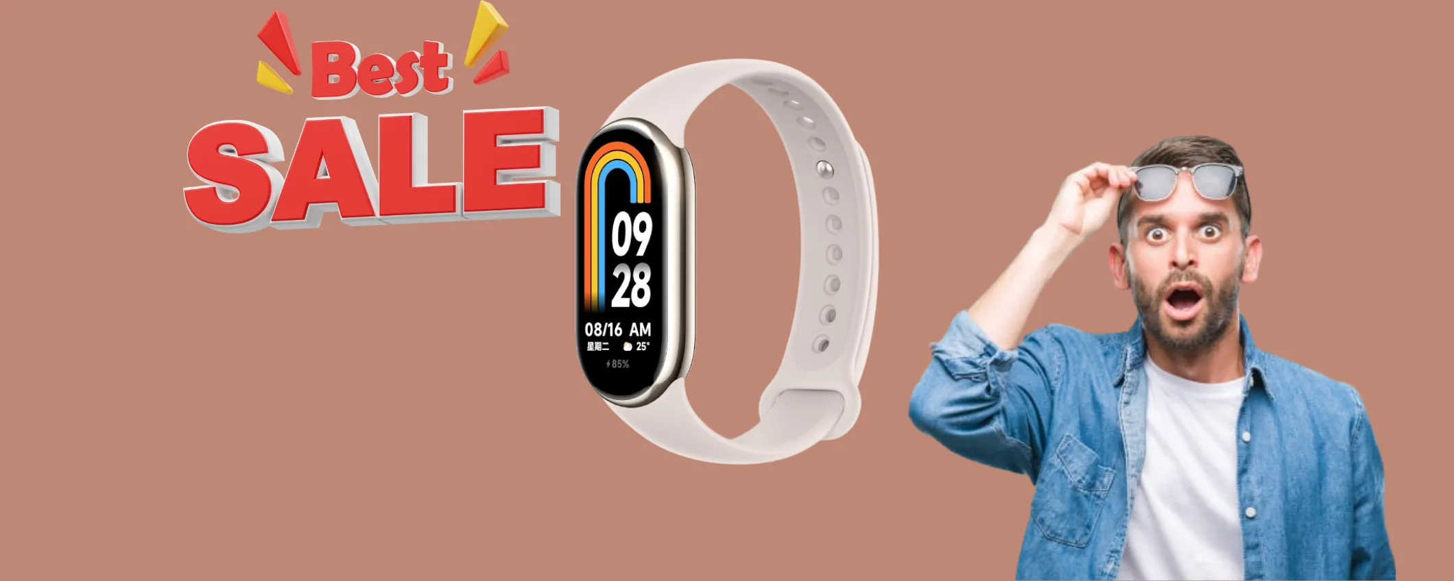 Xiaomi Smart Band 8: il prezzo CROLLA a 25€ su Amazon, occasione unica