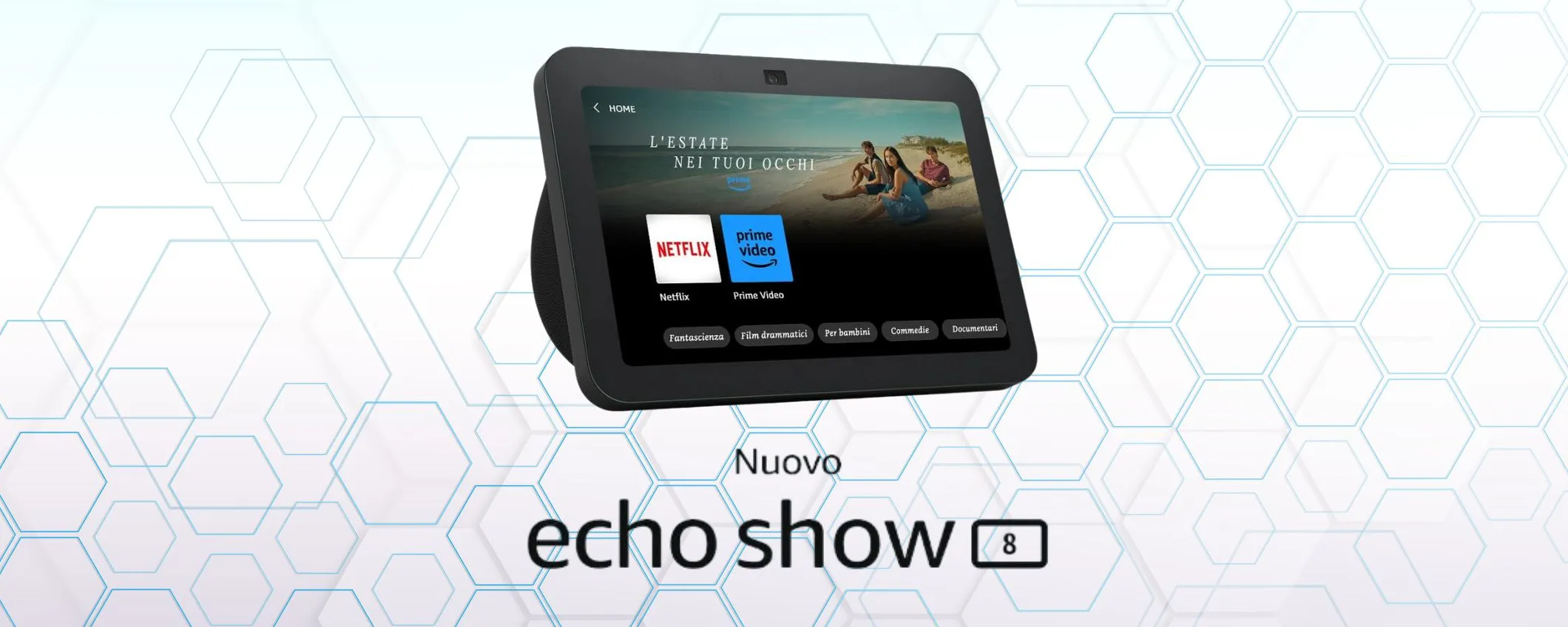 Echo Show 8 (3ª gen.) è finalmente qui: prezzi, disponibilità e nuove funzioni