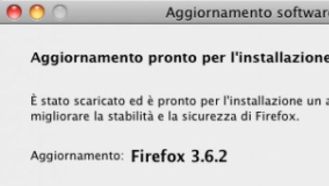 Firefox si aggiorna alla versione 3.6.2