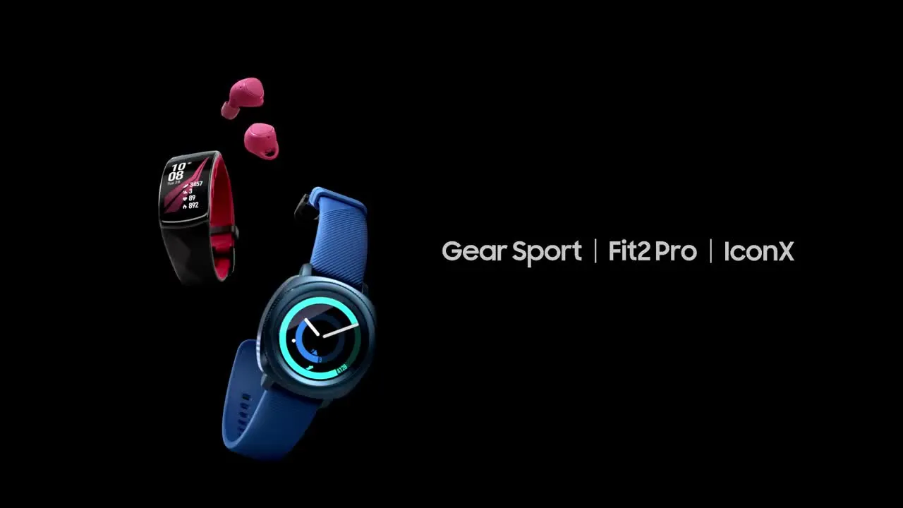 IFA 2017: Samsung Gear Sport, Fit2 Pro e IconX