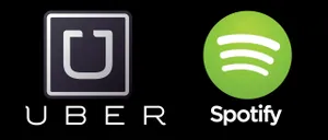 Prenota un'auto Uber, ascolta la musica di Spotify