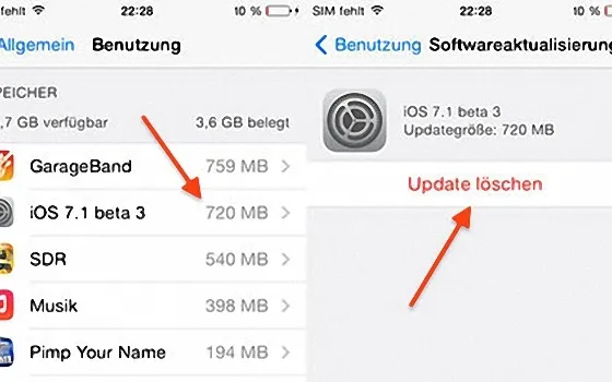 iOS 7.1, finalmente si può rimuovere gli update OTA