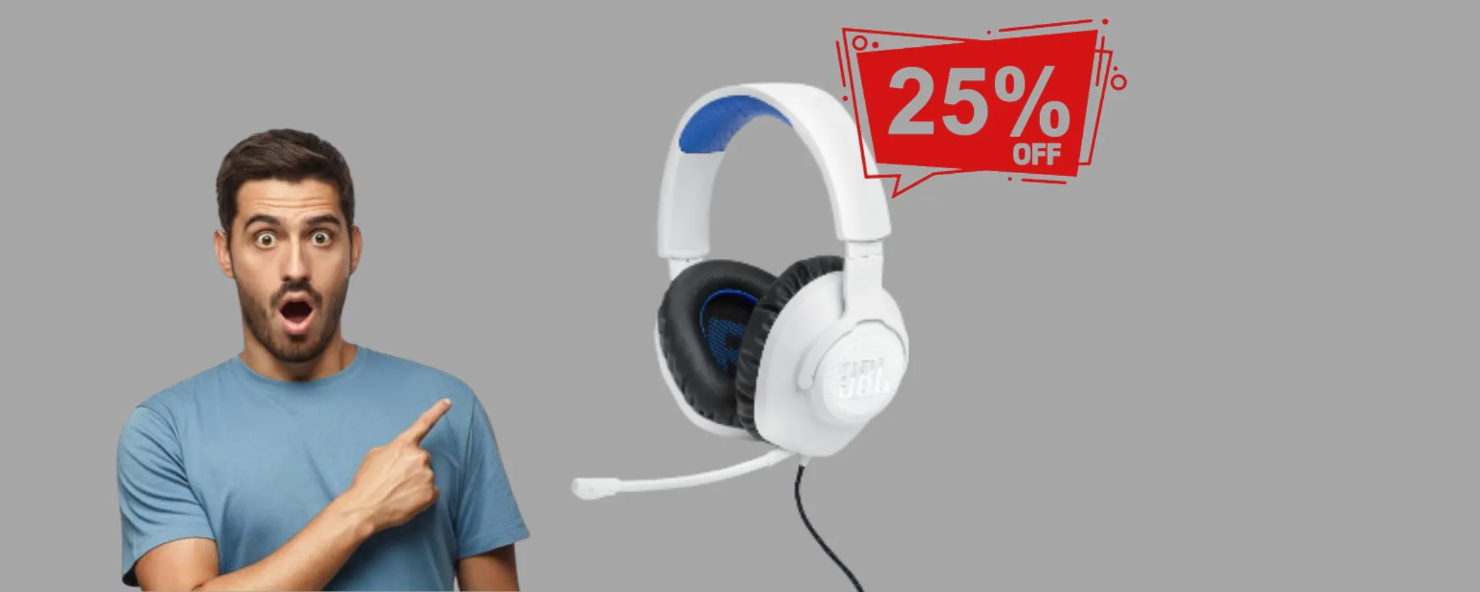 Cuffie da Gaming Over-Ear JBL a meno di 30€: ultimissime a disposizione