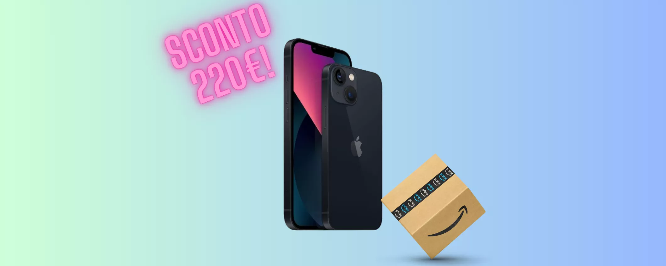 Apple iPhone 13: con l'OFFERTONA Prime Day RISPARMI 220 EURO