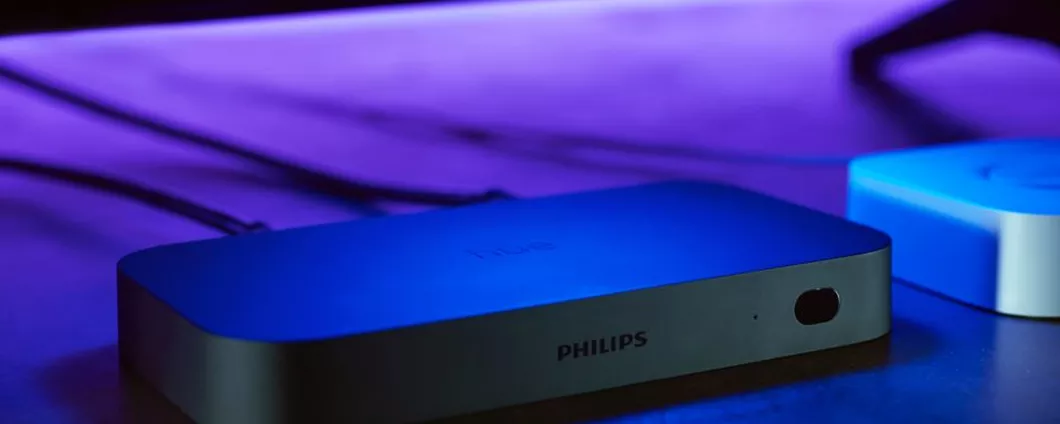 Philips Hue Play HDMI Sync Box: TV e luci per una resa immersiva - Webnews