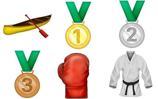 Sport e medaglie olimpiche tra i nuovi emoji
