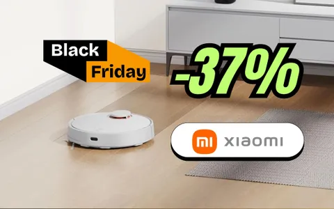 Robot aspirapolvere Xiaomi: 4.000Pa con navigazione laser (-37%)