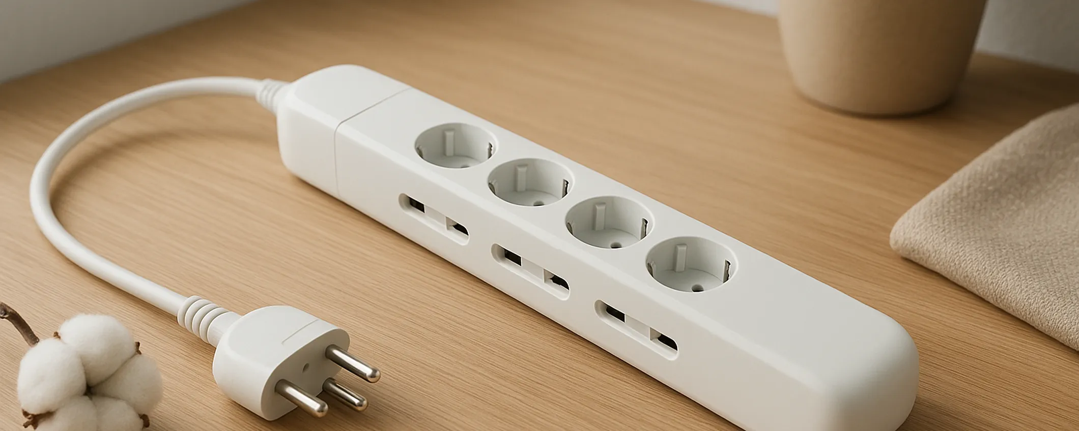 Multipresa super slim Electraline: soluzione salvaspazio in offerta lampo su Amazon