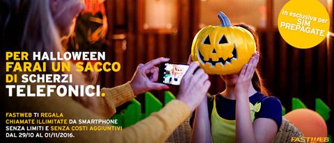 Fastweb Mobile, chiamate gratuite per Halloween