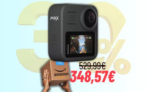 GoPro Max: CROLLA di 180€ il prezzo! ULTIMO GIORNO della Festa delle Offerte Prime