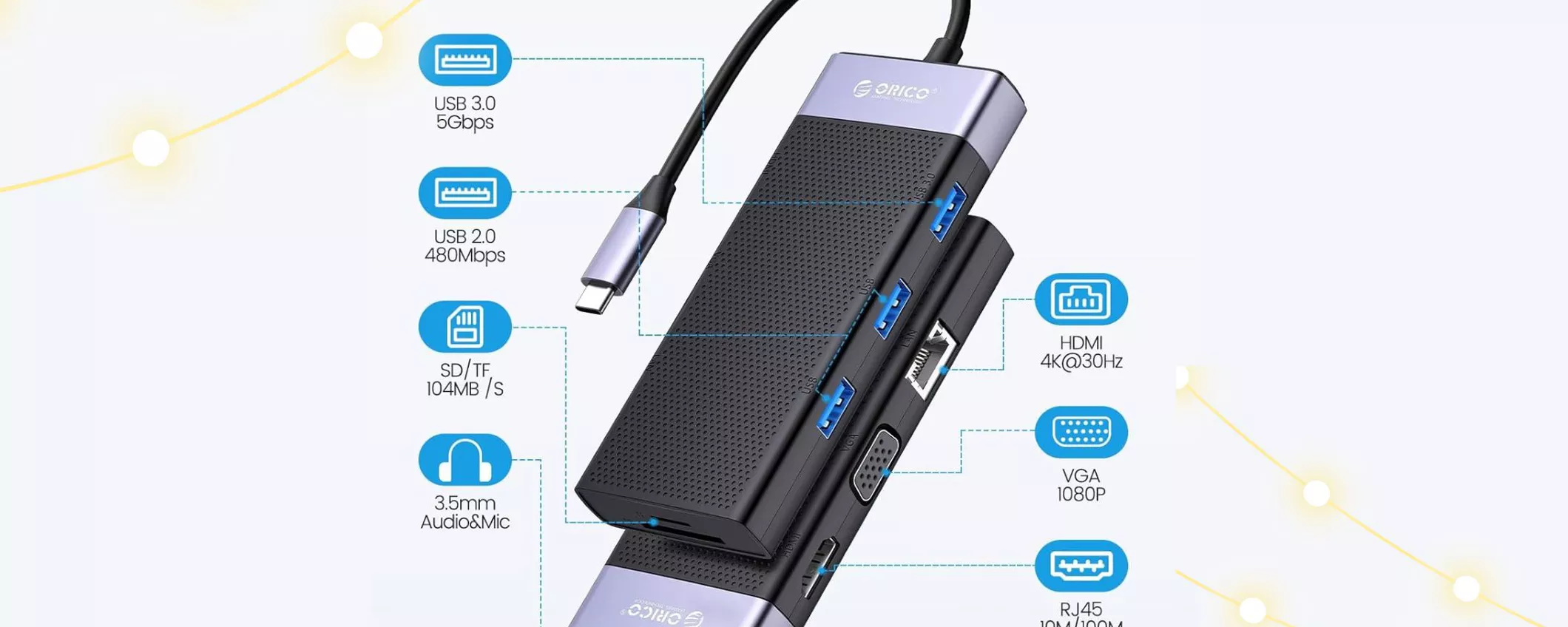 Docking Station 10 in 1: non può mancare a casa tua per soli 22€!