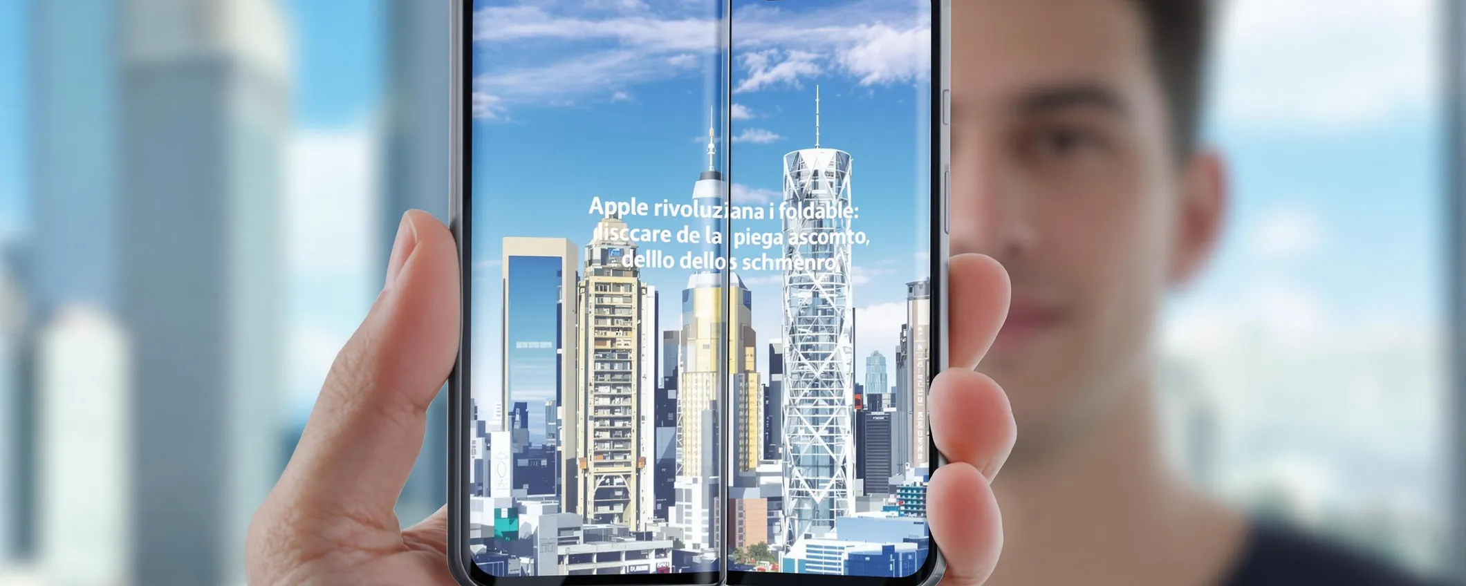 Apple rivoluziona i foldable: scompare la piega dello schermo