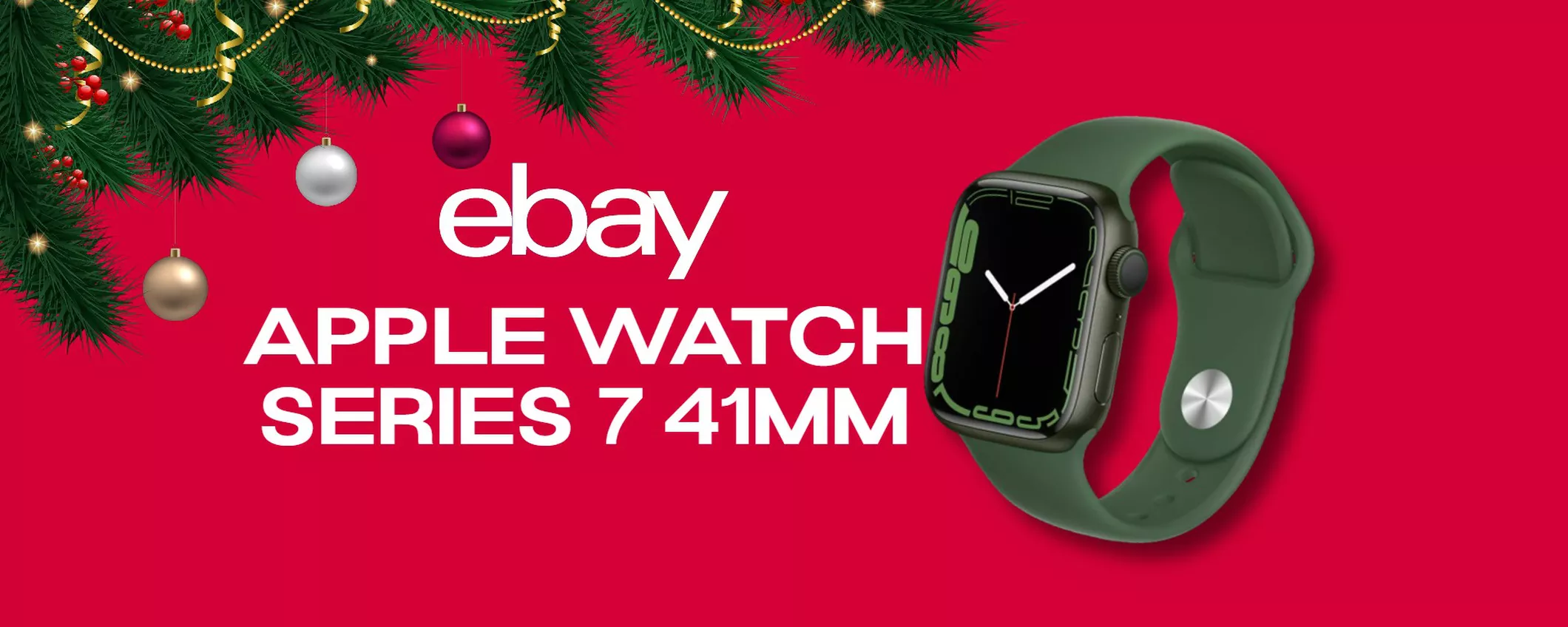 Apple Watch Series 7: RISPARMIA SUBITO 50 euro con il codice eBay!