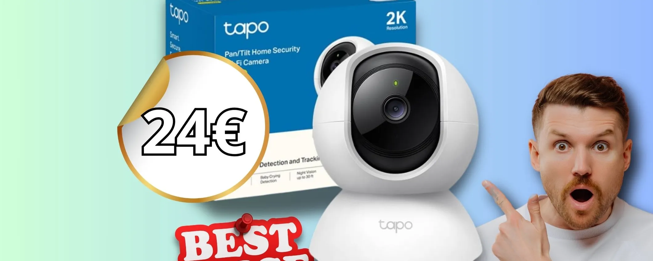 TAPO C10: la telecamera di sicurezza che costa SOLO 24€ su Amazon
