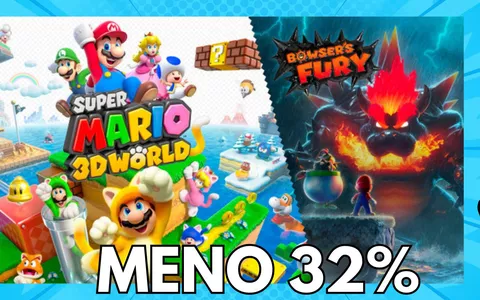 Super Mario 3D World + Bowser’s Fury: il prezzo rimpicciolisce di un terzo! MENO 32 PER CENTO!