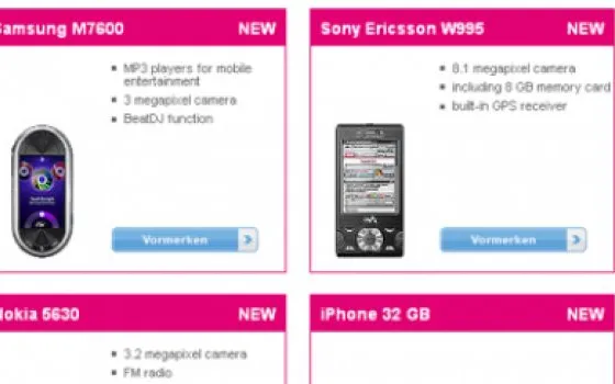 T-Mobile si lascia scappare il nuovo iPhone da 32Gb