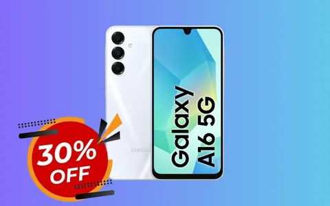 Samsung Galaxy A16 in sottocosto: offerta last minute su Amazon