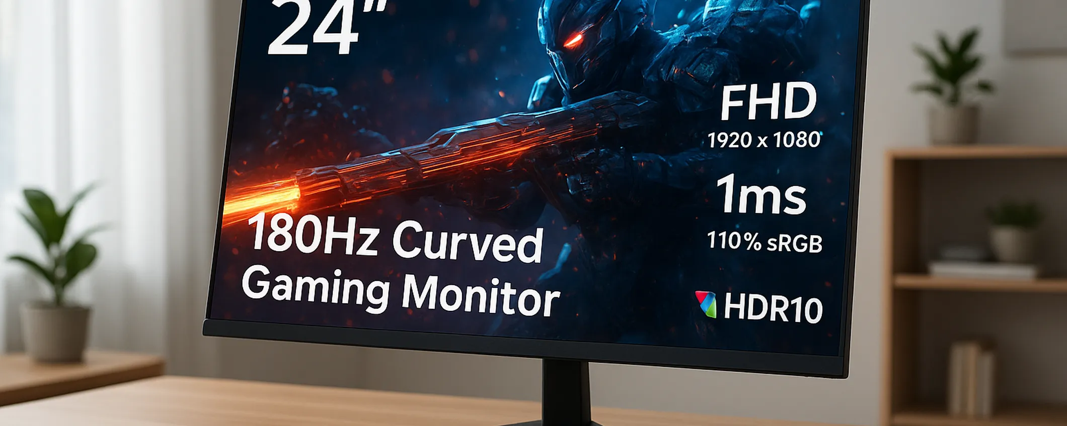 Monitor curvo KTC 24