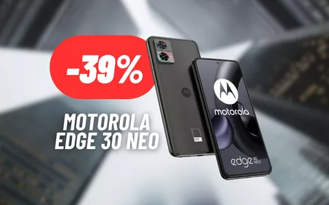 CALA A PICCO il prezzo del Motorola Edge 30 Neo con lo sconto di Amazon