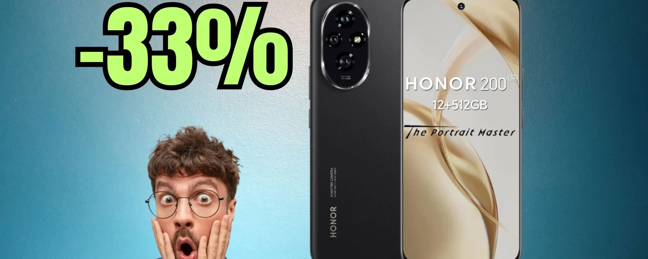 Honor 200: il medio-gamma da prendere oggi è lui, sconto del 33%