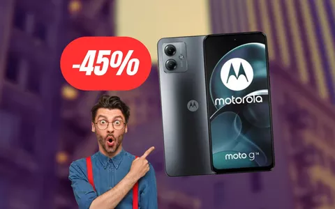 Non puoi NON sfruttare questa offerta: follia Motorola, il G14 è SCONTATISSIMO