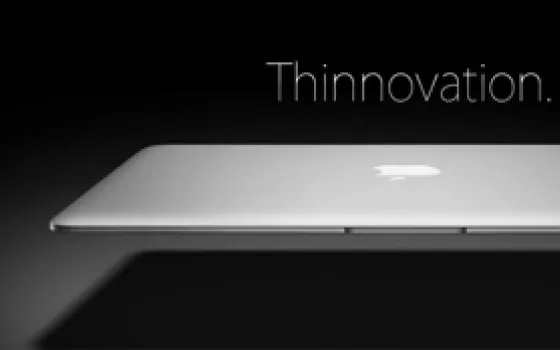 MacBook Air: il notebook più sottile al mondo