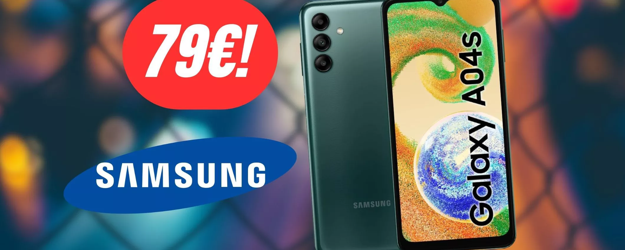 Samsung Galaxy A04s: il miglior entry Level sulla piazza costa meno di 80€ oggi