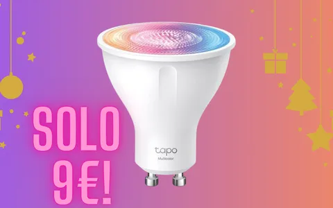 A Natale crea un'atmosfera magica con la Lampadina WiFi multicolore a soli 9€