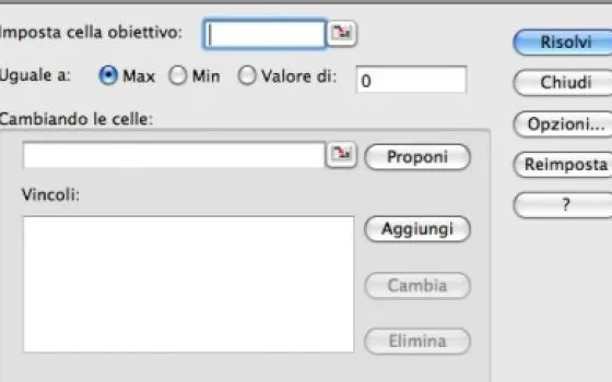 Office 2008: torna il risolutore per Excel