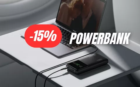 Powerbank potentissimo a ricarica ultra-rapida in MEGA SCONTO