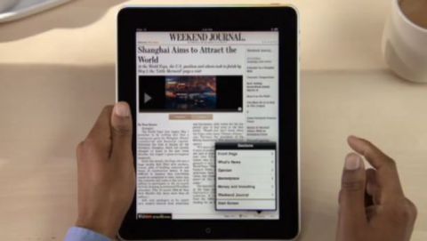 Il Wall Street Journal conta già 3200 abbonati all'app per iPad da 17 dollari al mese