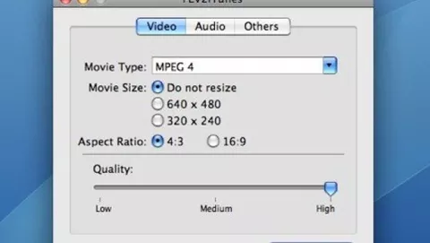 FLV2iTunes: conversione facile di filmati per iTunes, iPod e iPhone