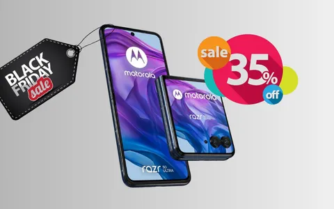 Più di 400€ di sconto Black Friday sul Motorola Razr 50 Ultra: solo su Amazon