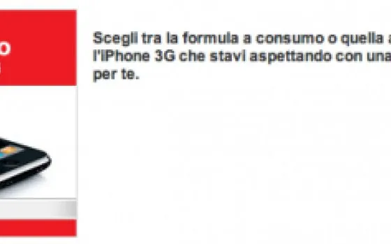 Tim: due nuove tariffe per iPhone 3G