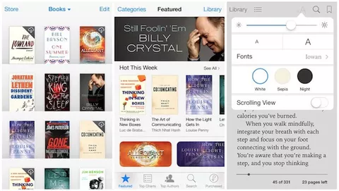 iBooks e iTunes U, aggiornamento con design à la iOS 7