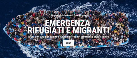 Google in aiuto di rifugiati e migranti