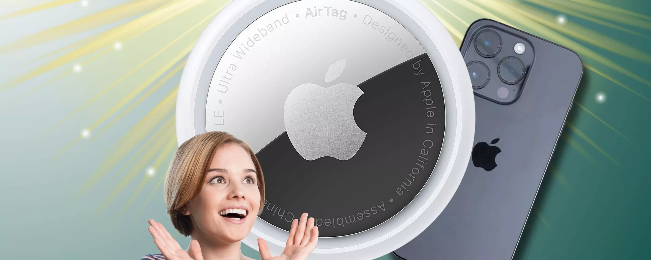 SICUREZZA IN GIRO? con Apple AirTag in sconto non perderai nulla!