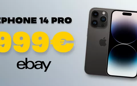 iPhone 14 Pro, solo 999€ su eBay: mai così in basso il prezzo del device con Dynamic Island