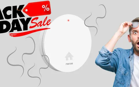 Amazon regala il Rilevatore di Fumo Meross: con un sconto folle del 92% è tuo a 16€