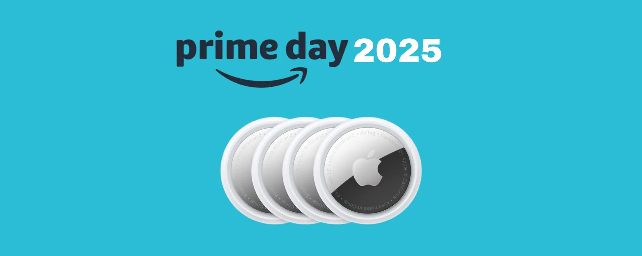 Prime Day 2025: Apple AirTag in confezione da 4 a prezzo scontato