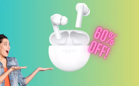 OPPO Enco Buds2 scontatissime al -60%: oggi le paghi solo 19€