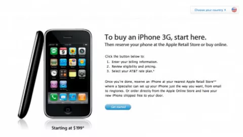 Apple Store online USA ora vende iPhone 3G